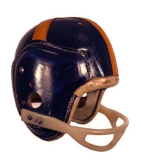 AWESOME 1940’s MacGregor H612 Leather Football Helmet