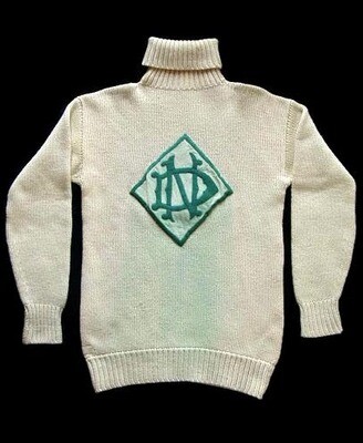 1902 - 1903 Football Sweater, Spalding High Collar