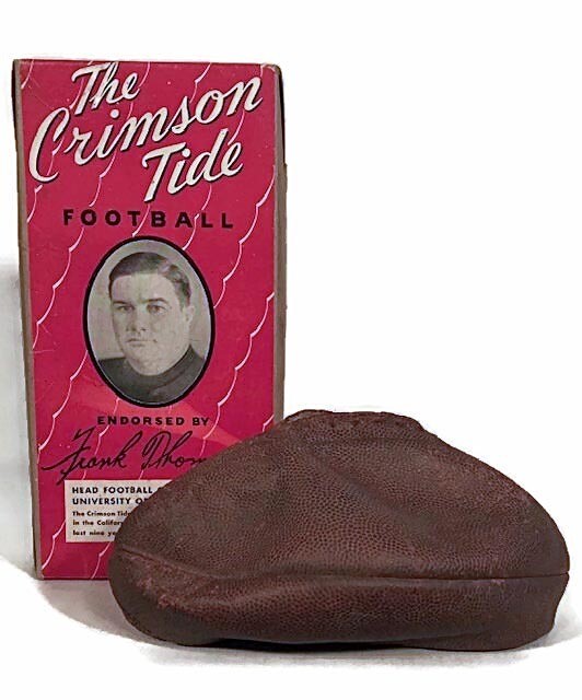 1930’s University of Alabama Crimson Tide Football in Box