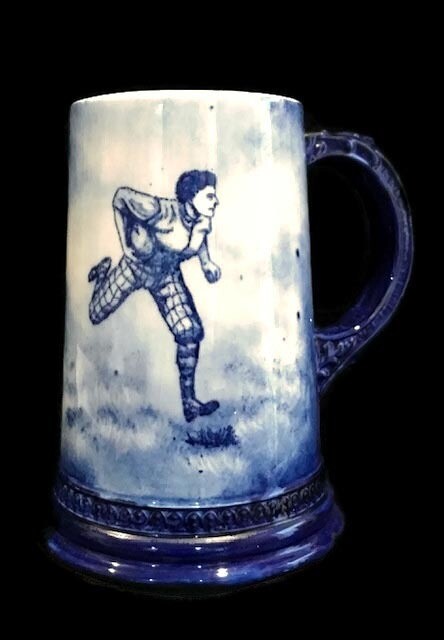 Turn of the Century Football Stein - Ball Carrier