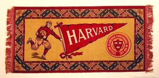 1900's Harvard Football Blanket - Fatima Tobacco Premium