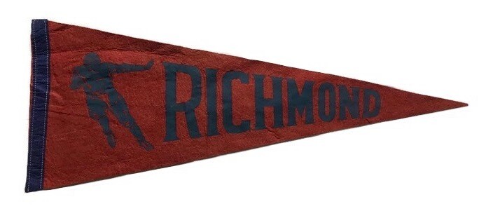 Antique College Football Pennant - University of Richmond