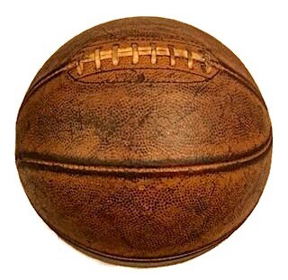 Vintage 1930's Laced Basketball