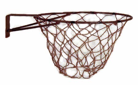 Antique Basketball Rim with Net