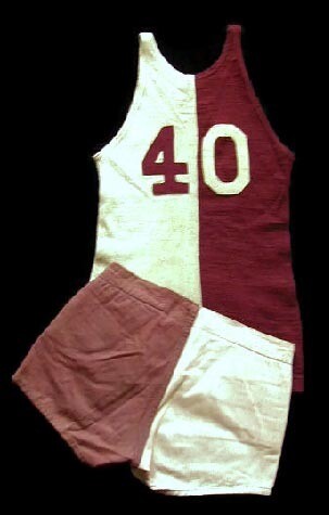 1910-20s Vintage Basketball Uniform made by D&amp;M