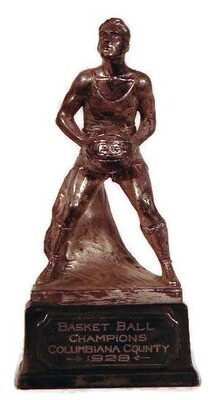 1929 Antique Basketball Trophy