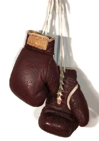 Antique Boxing Gloves - Spalding Golden Gloves