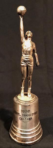 1936 Figural Basketball Trophy