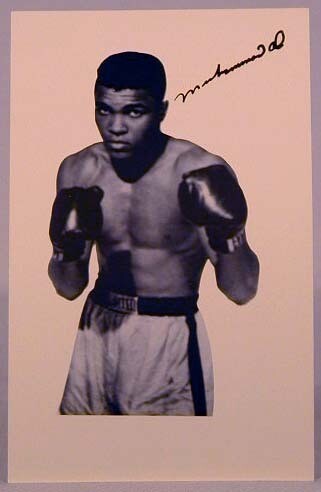 1960's Muhammad Ali Signed Photo