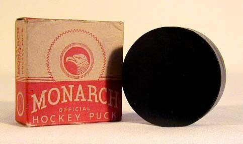 1940’s Monarch Hockey Puck MINT in the Original Box
