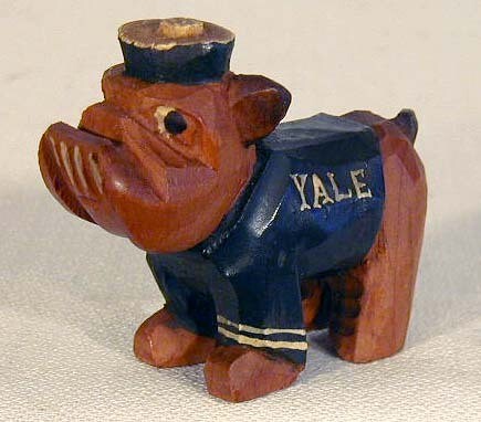 Rare MINIATURE, 1950’s Yale University, Carter Hoffman College Mascot
