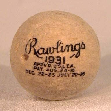 Factory Dated 1931 Rawlings Seamless Tennis Ball - Very Rare
