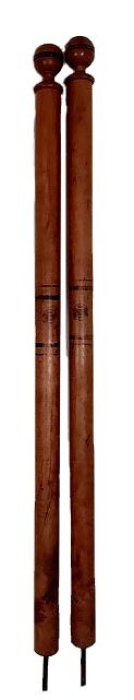 1892 Spalding Wooden Tennis Posts