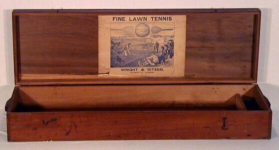 1870 - 1880’s Wright &amp; Ditson Lawn Tennis Box