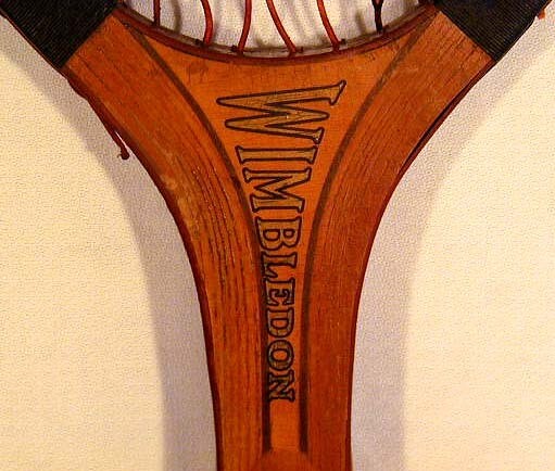1910’s Thomas E. Wilson &#39;Wimbledon&#39; Model Tennis Racket