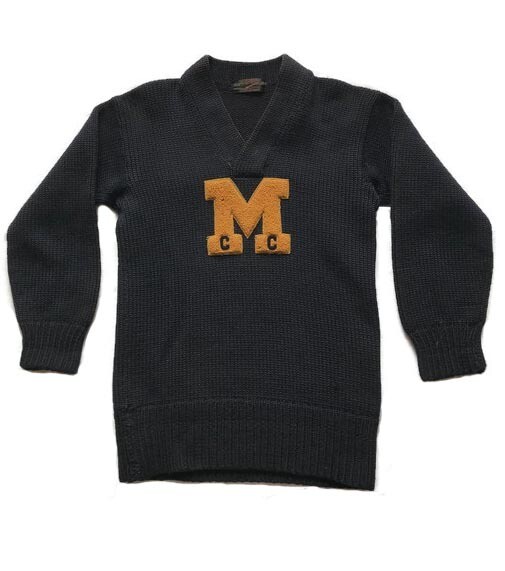1920’s Michigan University Letter Sweater for Cross Country
