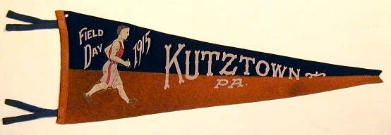 1915 Track and Field Day Pennant from Kutztown PA