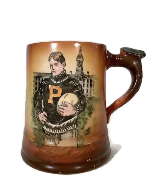 Circa 1905 Princeton Football Mug by F. Earl Christy
