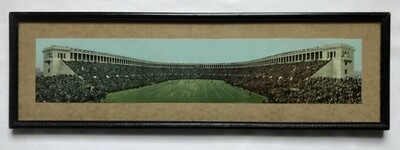 1910’s Harvard – Yale Football Panorama in Original Frame