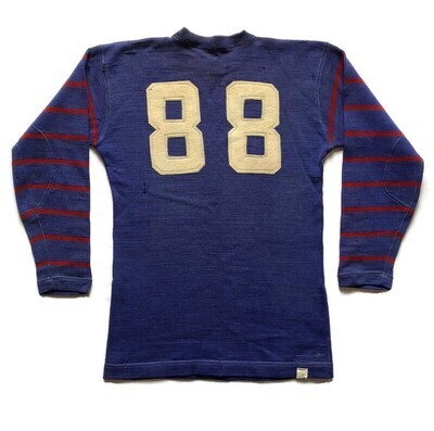 Circa. 1910’s Wool Football Jersey with Bumble Bee Stripes