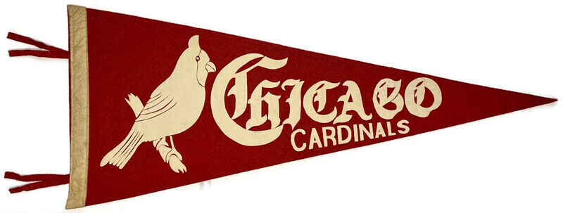 1940’s Chicago Cardinals Football Pennant