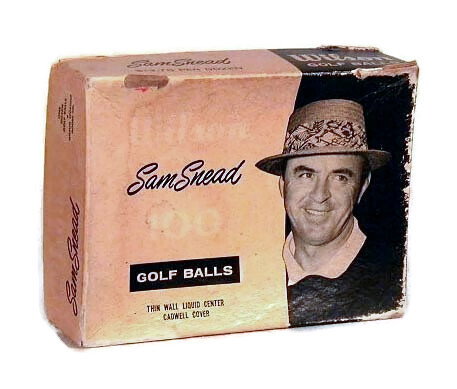 1950’s Sam Snead Golf Ball Picture Box