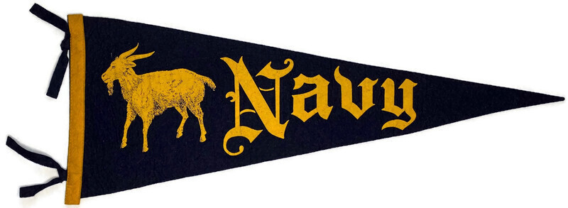 1930’s Navy Goat Pennant