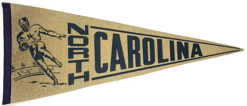1930’s North Carolina Football Pennant