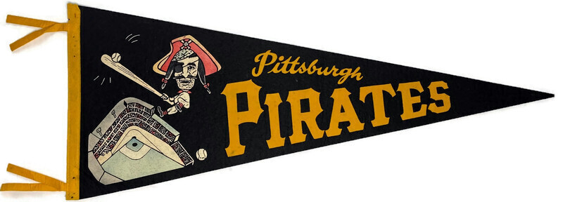 1950’s Pittsburgh Pirates Pennant