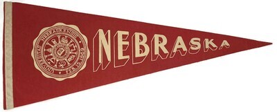 1950’s Nebraska Pennant