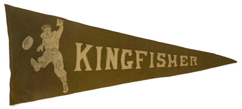 1910&#39;s Kingfisher Football Pennant