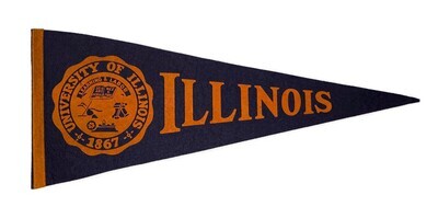 1940’s University of Illinois Pennant