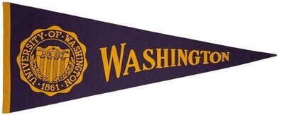 1950’s University of Washington Pennant