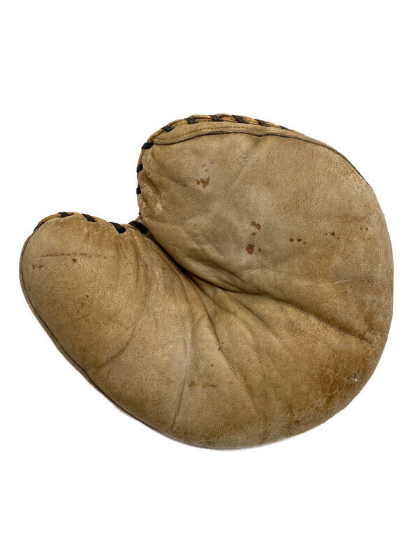 RARE Patented 1914 Thomas E Wilson WHITE LEATHER Catcher’s Mitt