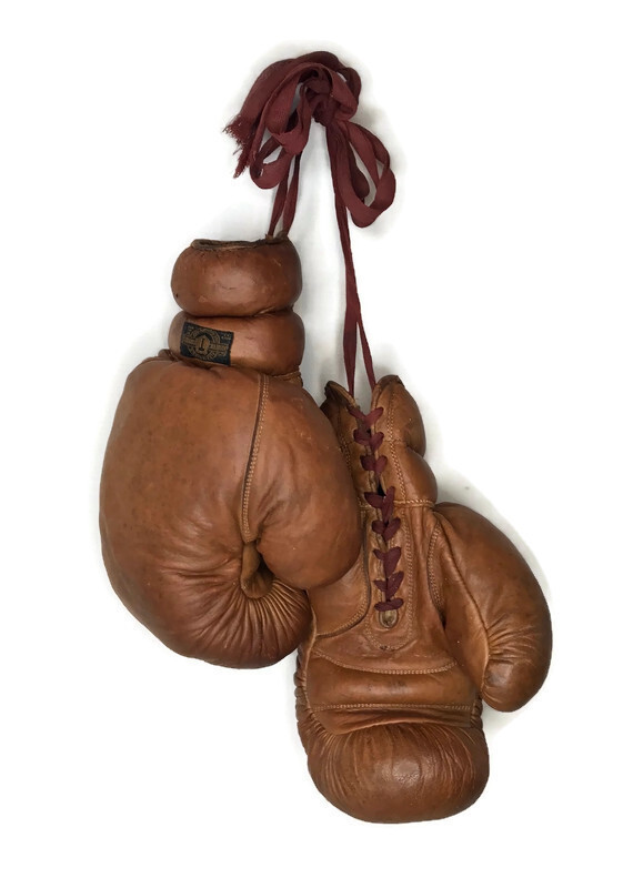 1910’s Vintage Boxing Gloves by Alex Taylor &amp; Co.
