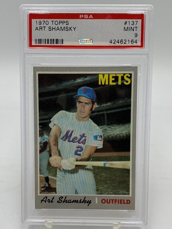 1970 Topps #137 Art Shamsky PSA 9 MINT