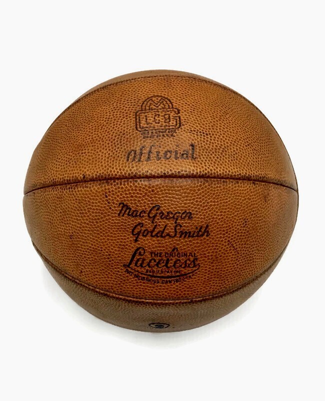 Vintage 1930’s MacGregor GoldSmith Laceless Basketball