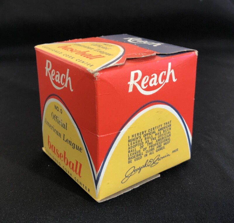 1950 - 1960 Reach Joe Cronin Official National Baseball League Baseball in Box
