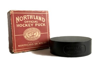 1920’s Vintage Hockey Puck in Original Box - Northland