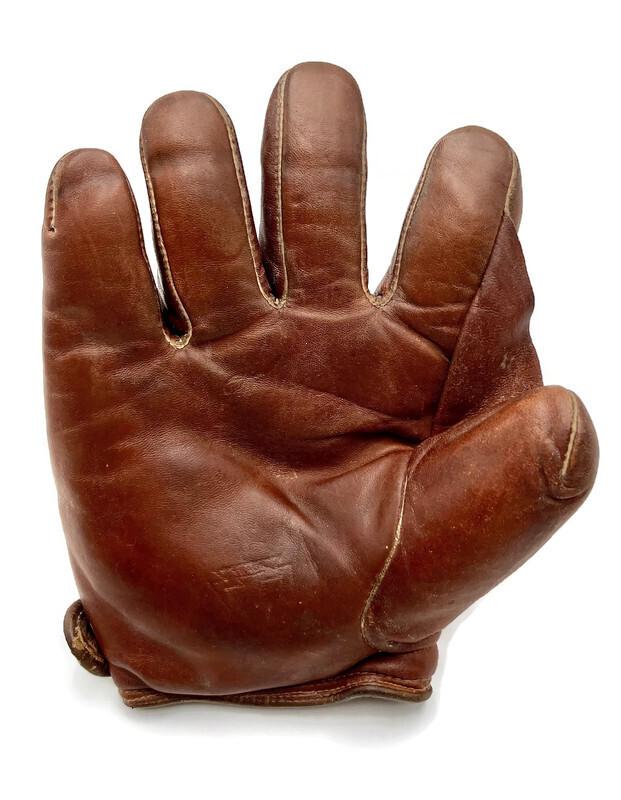 1900-05 Edward K. Tryon Full Web Baseball Glove in Beautiful Condition!