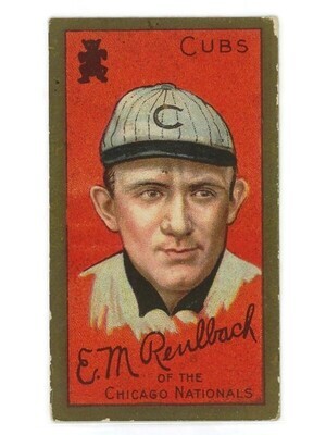 1911 T205 Gold Border Edward Reulbach Baseball Tobacco Card