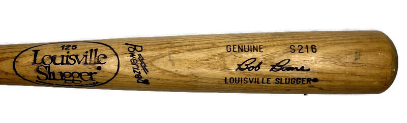 Pre 1984 Bob Boone Game Used Louisville Slugger Baseball Bat