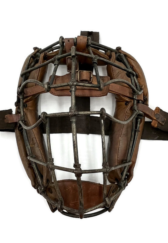Early 1900’s  Wright &amp; Ditson Catcher’s Mask with Visor