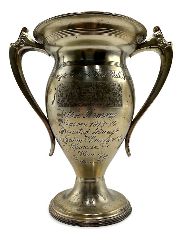 1913-14 D&amp;M Syracuse Indoor Baseball League Trophy Cup