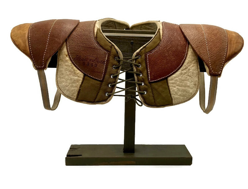 C. 1905 Stall and Dean Football Shoulder Pads w/ Quilting
