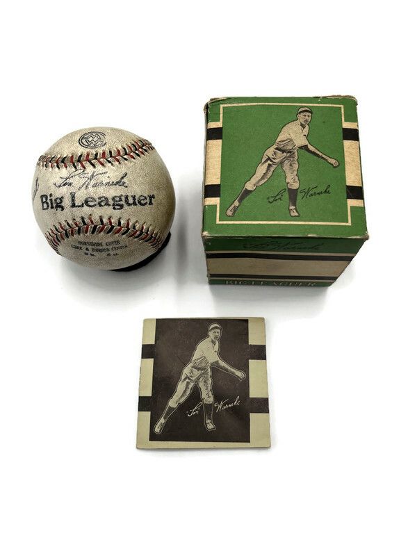 Lon Warneke Player Endorsed Baseball in Original Picture Box