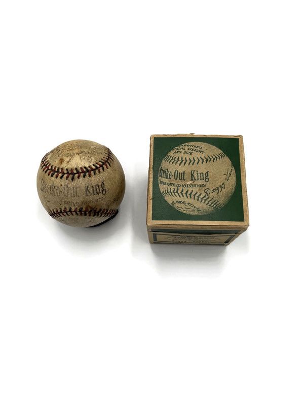 Dazzy Vance 1920’s Player Endorsed Baseball in Original Picture Box
