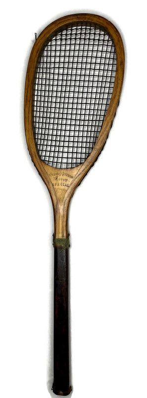 Exceedingly Rare 1880’s Wright &amp; Ditson “Special” Tilt Top Tennis Racket
