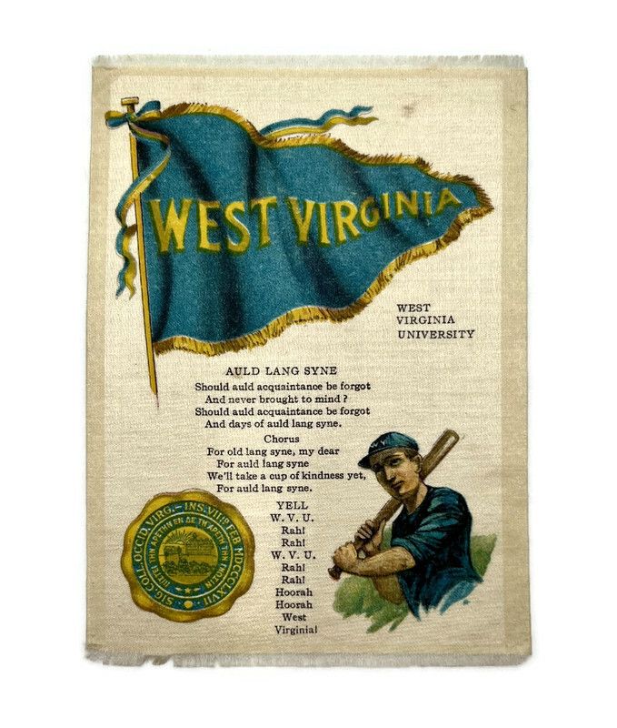 1910 S23 College “Yell” Silk for West Virginia Baseball