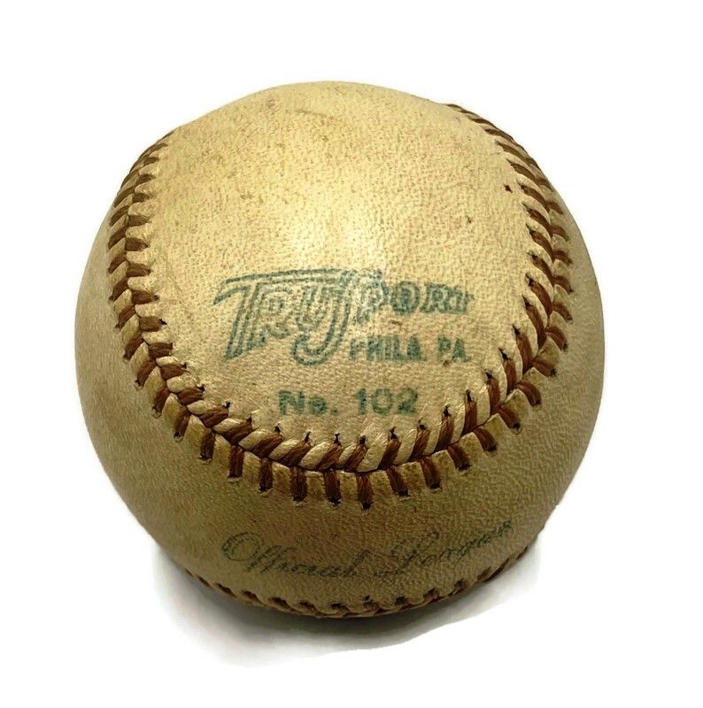 1930’s Vintage TruSport Official League Baseball w/ Horse Hide Cover
